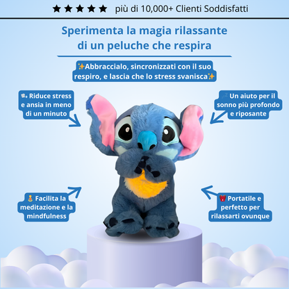 😊Sperimenta la magia rilassante di un peluche che respira: Stitch Serenity