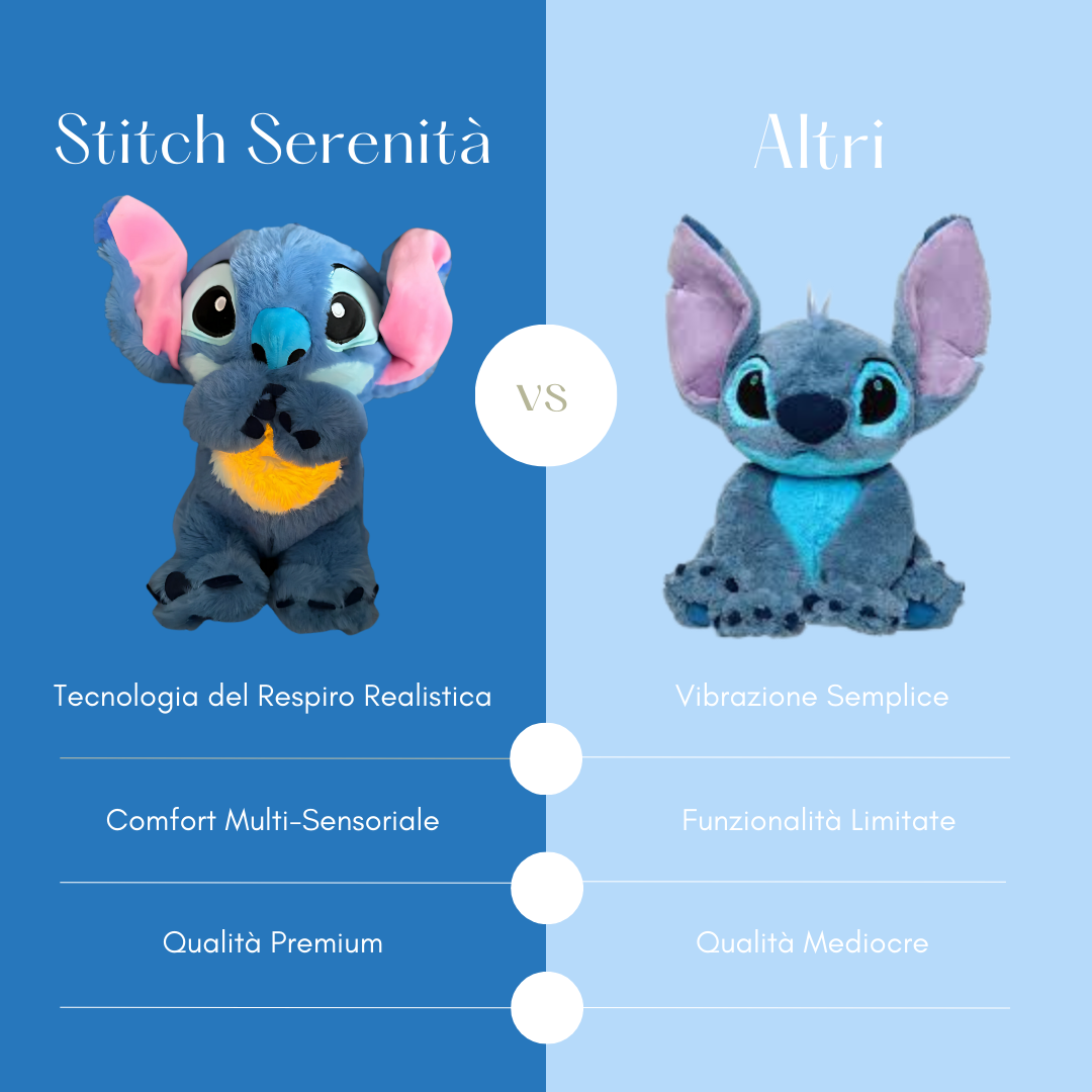 😊Sperimenta la magia rilassante di un peluche che respira: Stitch Serenity